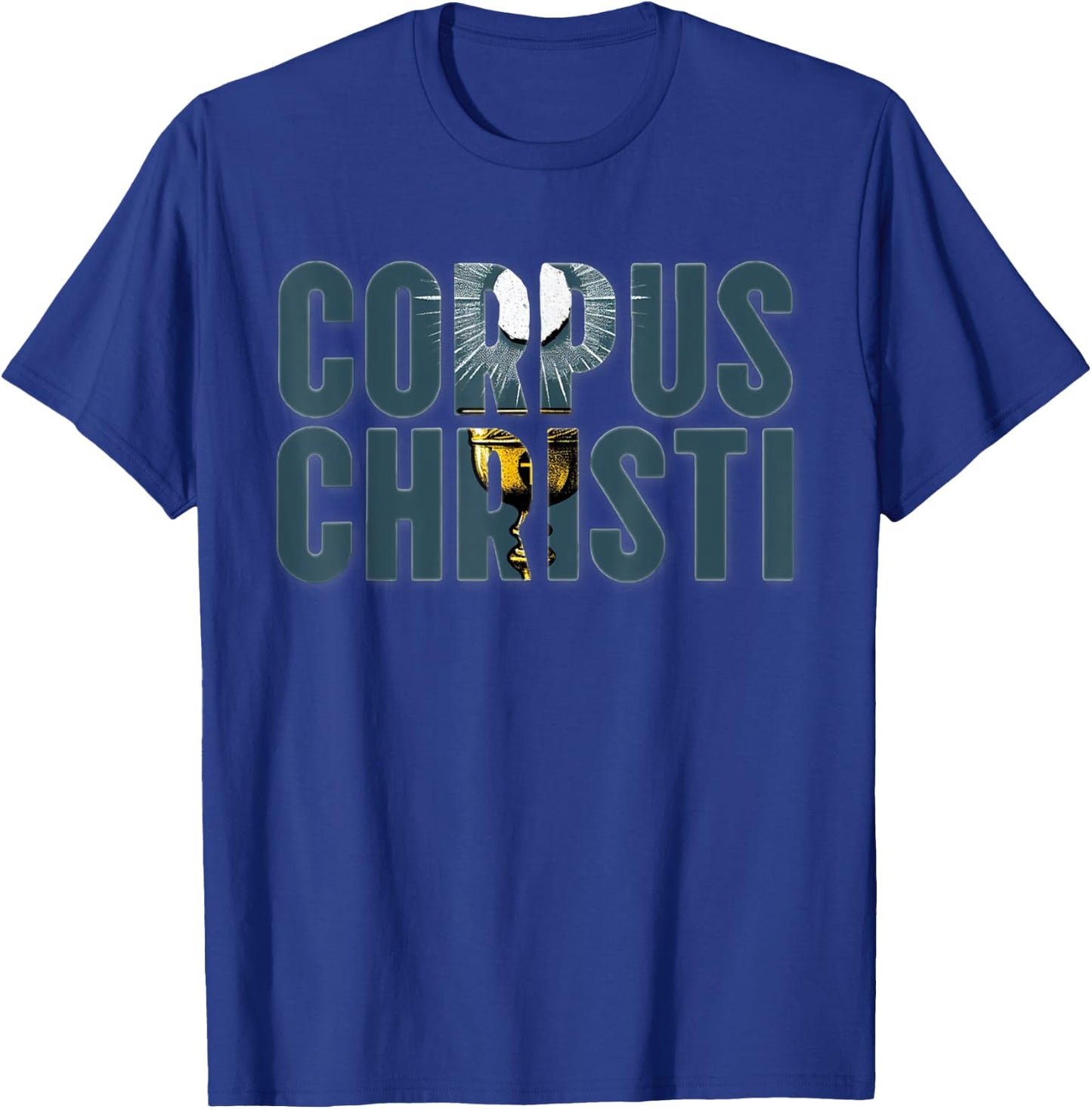 Eucharistic Consecration Traditional Latin Mass Catholic T-Shirt - T-Shirt | Royal
