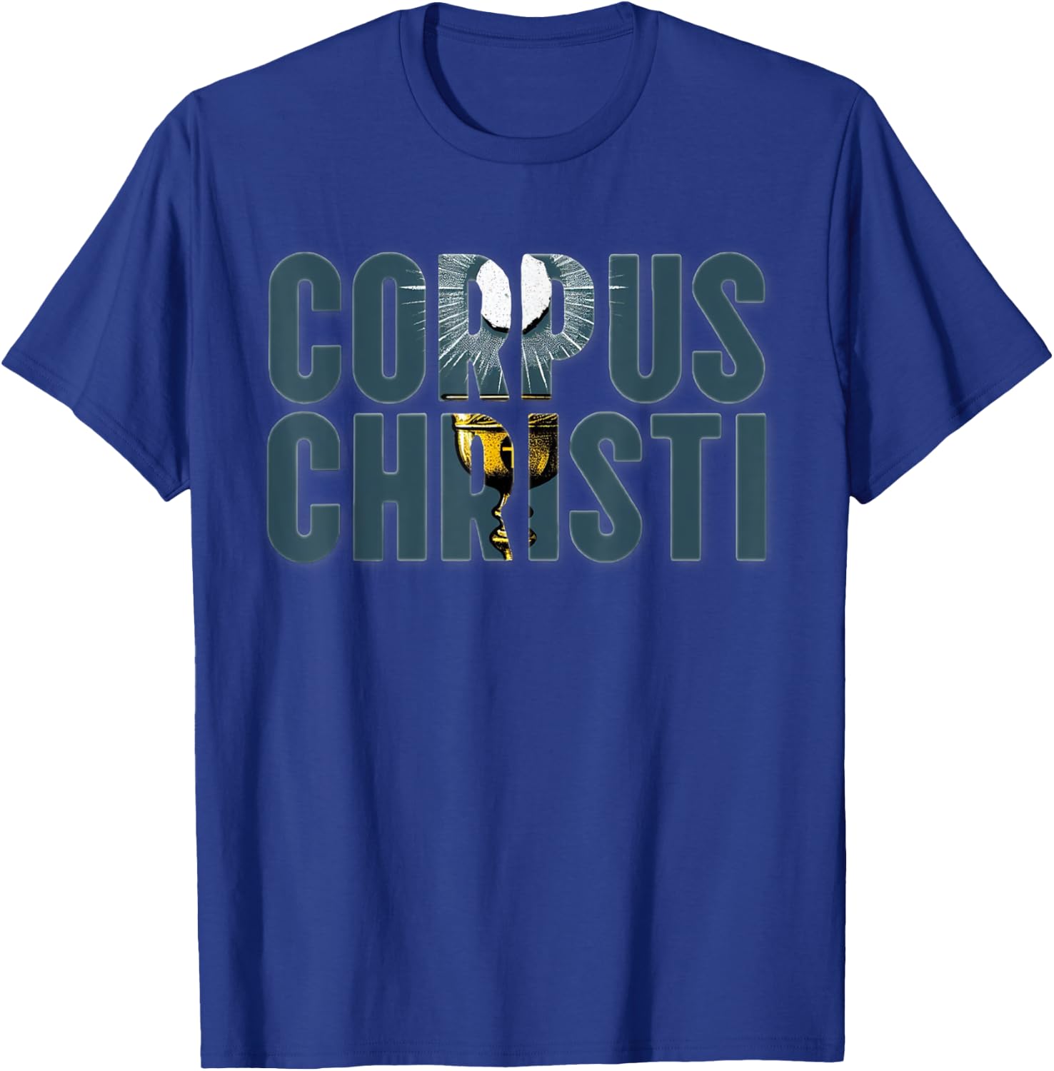 Eucharistic Consecration Traditional Latin Mass Catholic T-Shirt - T-Shirt | Royal