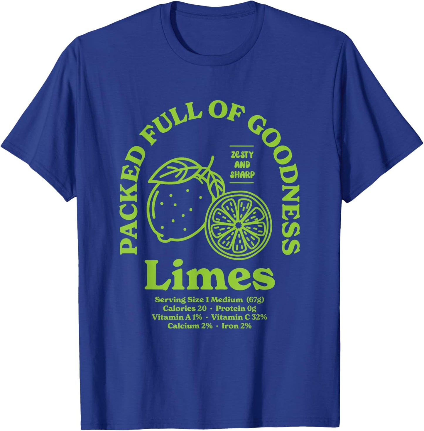 Limes T-Shirt - T-Shirt | Royal