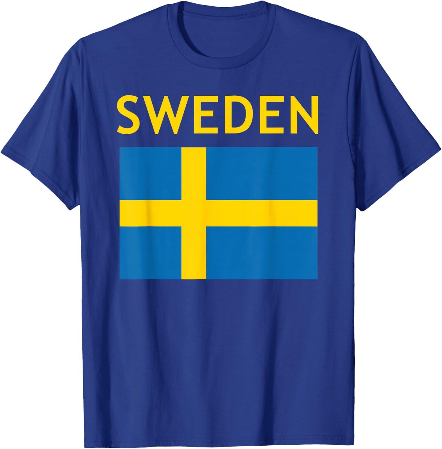 Vintage Sweden Flag Swedish Souvenir Boys Girls Toddler T-Shirt - T-Shirt | Royal