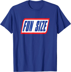 Fun Size - Candy Bar Style Label T-Shirt - T-Shirt | Royal