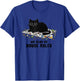 We Play By House Rules Board Games Black Cat T-Shirt - T-Shirt | Royal