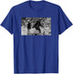 Sasquatch and The Space Alien | Bigfoot Extraterrestrial T-Shirt - T-Shirt | Royal