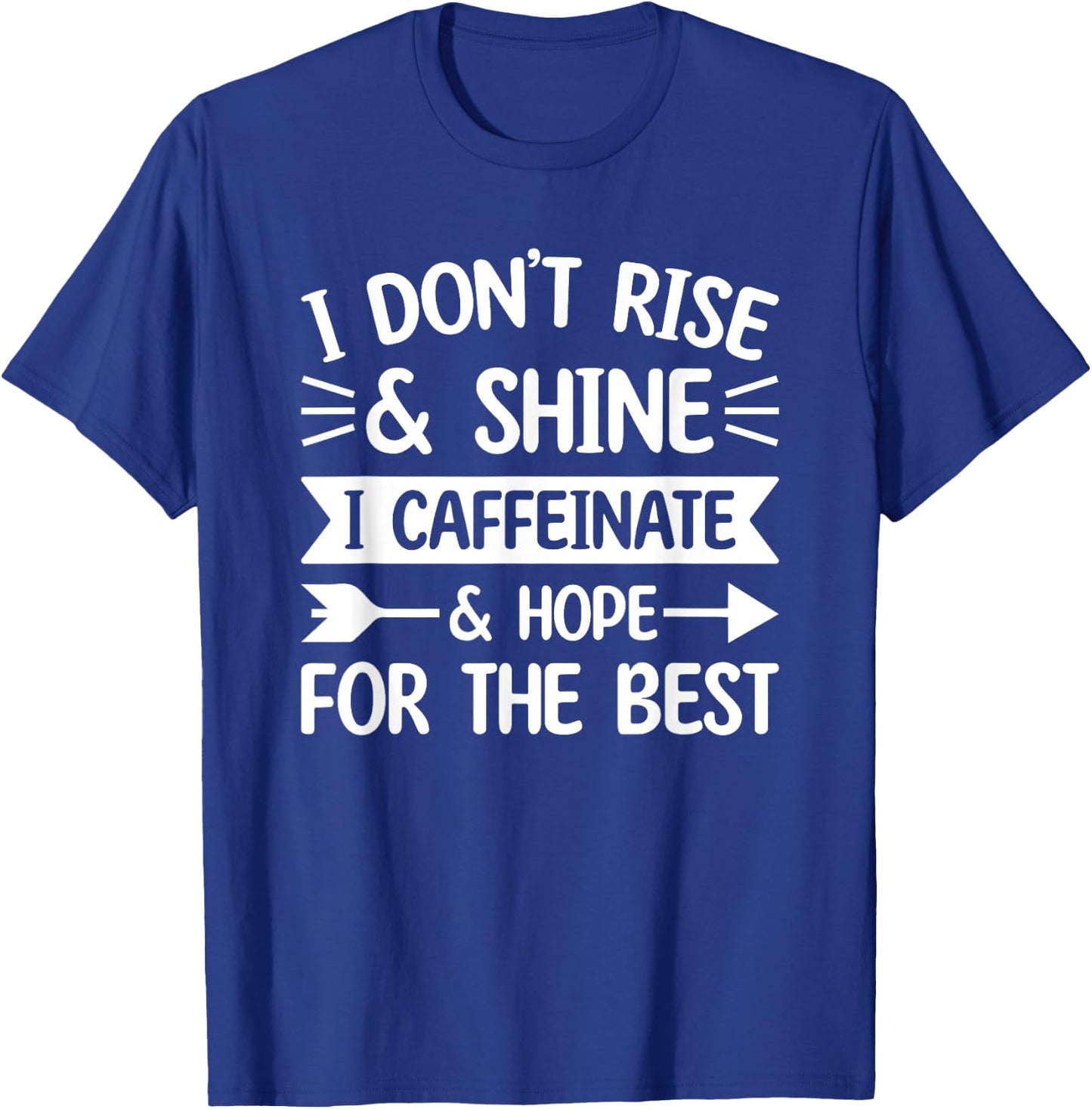 Funny Coffee - Coffee Lover Saying Mom Wine T-Shirt - T-Shirt | Royal