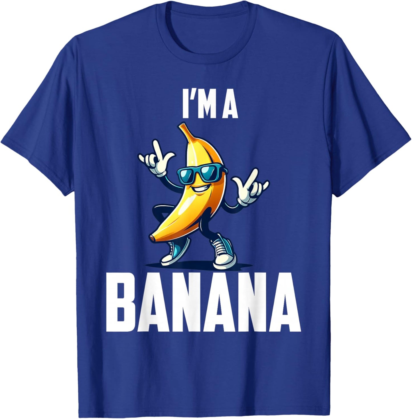 I'm A Banana Shirt Cute Funny Banana Costume Men Women Kids T-Shirt - T-Shirt | Royal