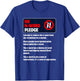 No N-Word Pledge For A Month To Stop Hateful Racist Language T-Shirt - T-Shirt | Royal