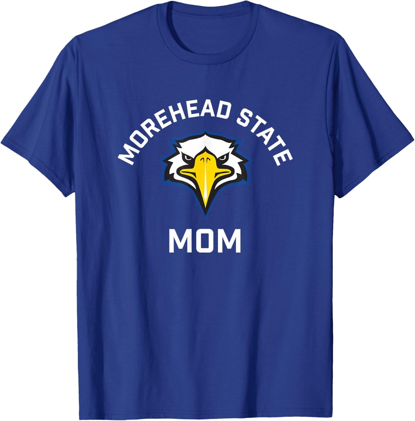Morehead State University Eagles Arched Mom T-Shirt - T-Shirt | Royal