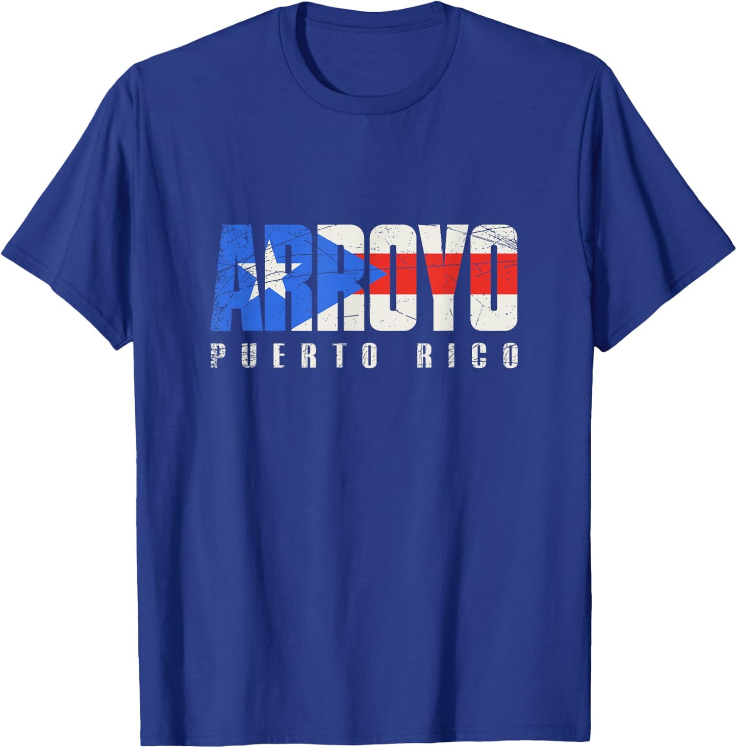 Arroyo Puerto Rico, Puerto Rican flag T-Shirt - T-Shirt | Royal