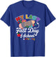 My Last First Day of School Retiring Teacher Retirement T-Shirt - T-Shirt | Royal