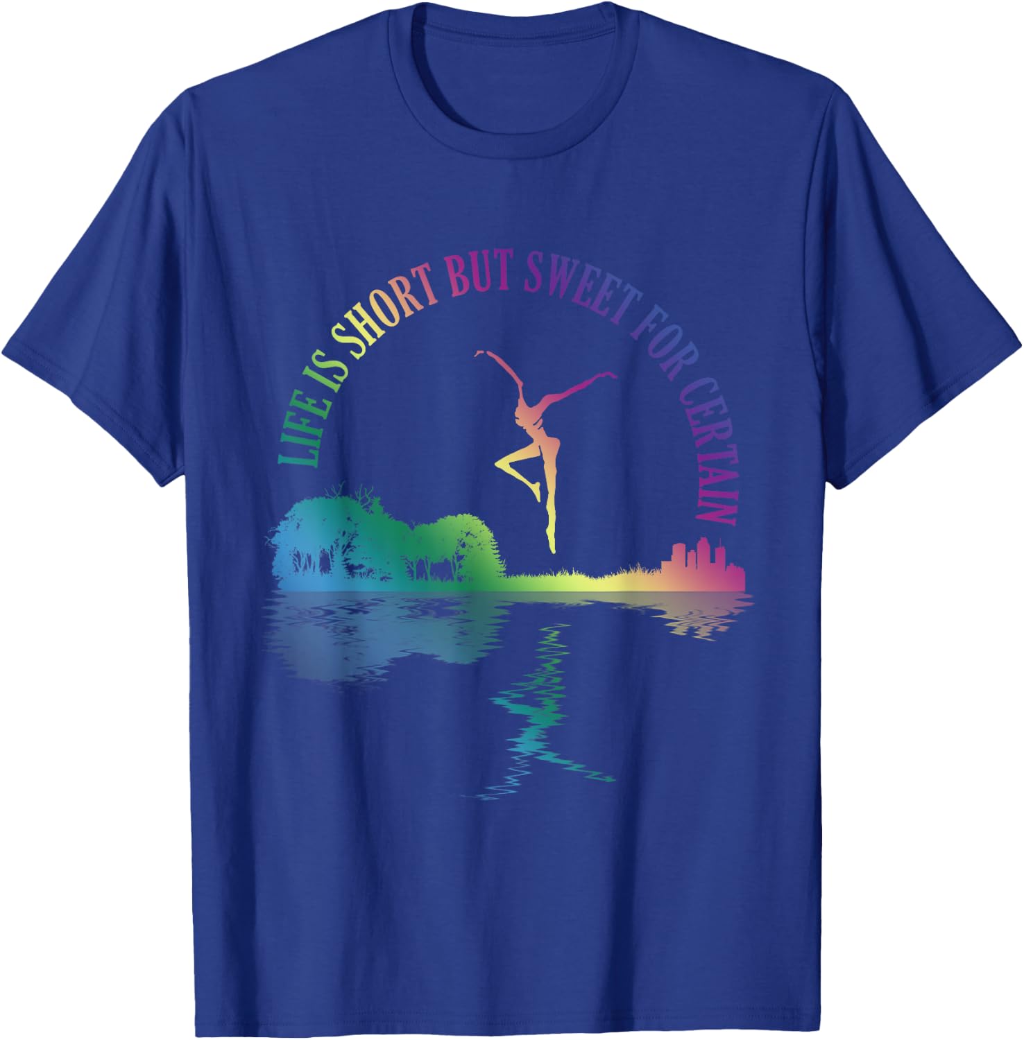 Life Is Short Retro Guitars Lovers But Sweet For Certain T-Shirt - T-Shirt | Royal