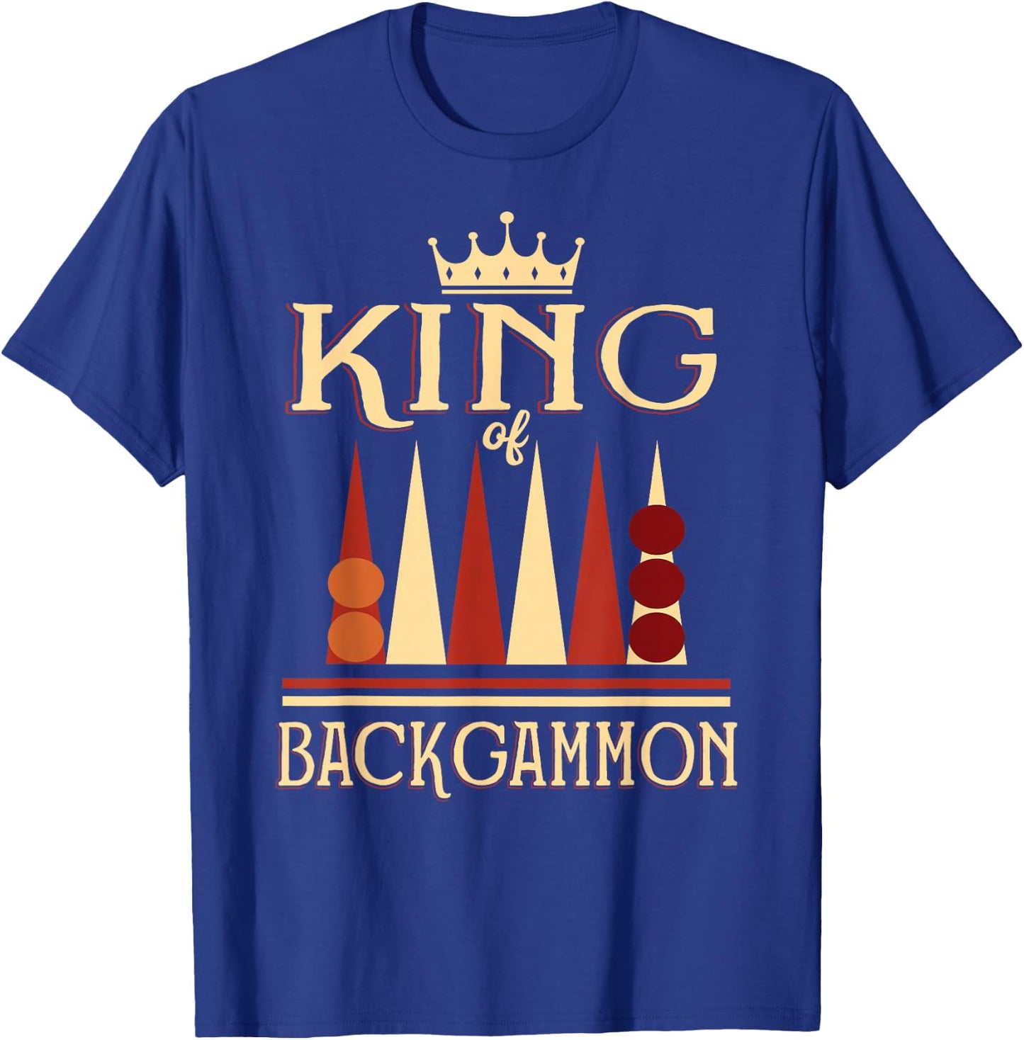 King of Backgammon T-Shirt - T-Shirt | Royal