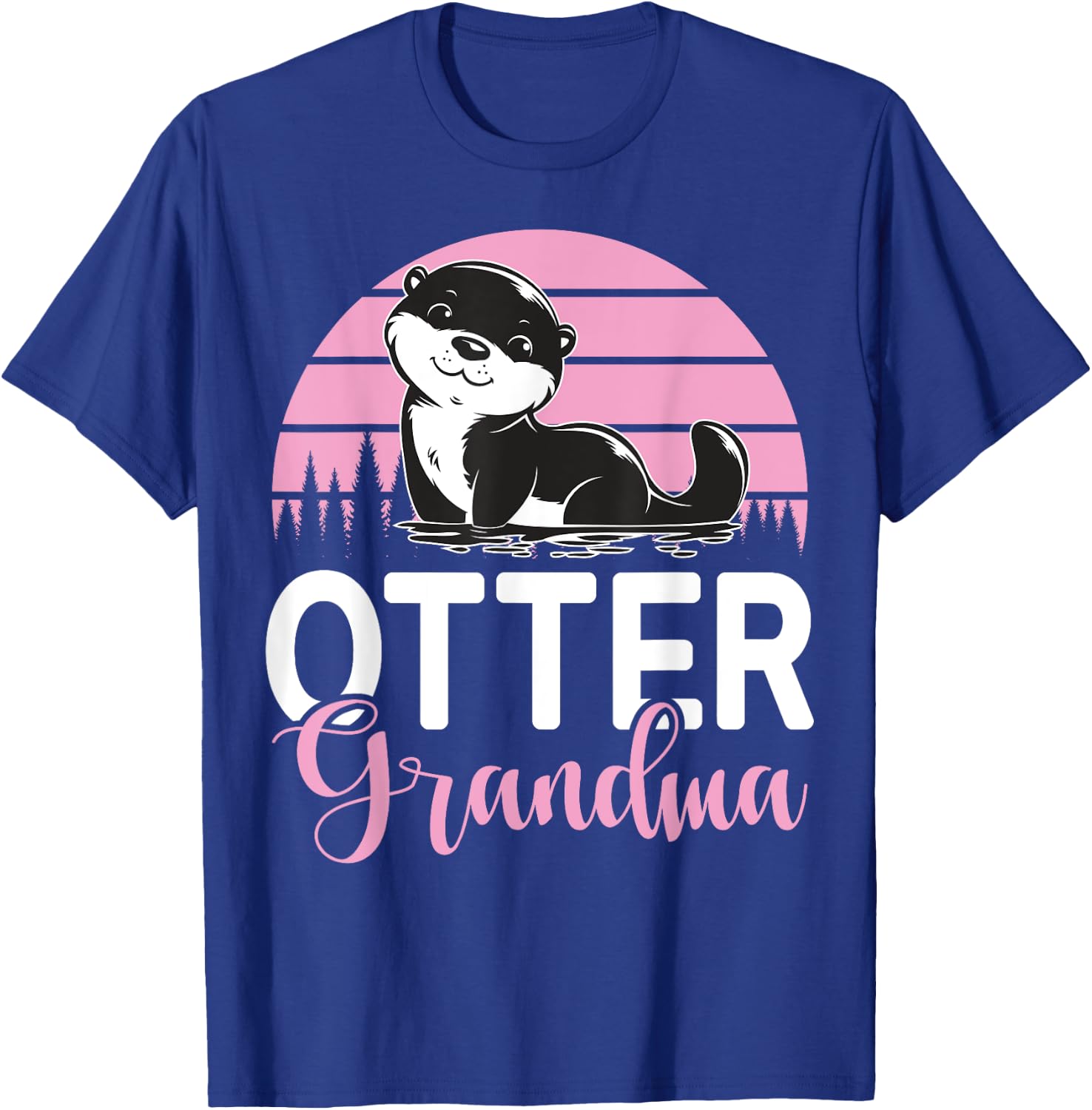 Otter Grandma Otter T-Shirt - T-Shirt | Royal
