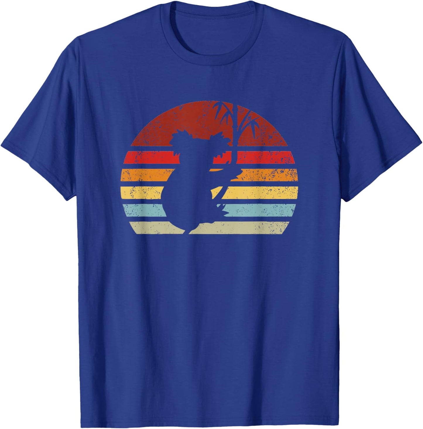 Retro Sunset Koala Bear Australian Wildlife Eucalyptus T-Shirt - T-Shirt | Royal