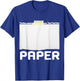 Rock Paper Scissors Group Halloween Costume T-Shirt - T-Shirt | Royal