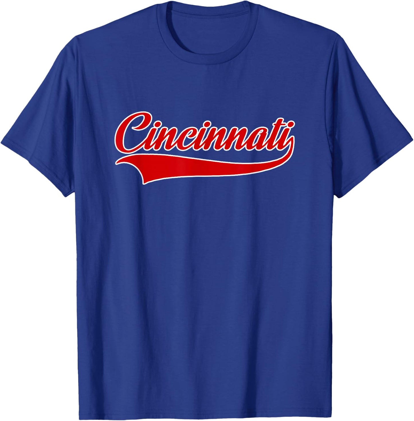 Cincinnati - Hometown Pride - Throwback Design - Classic T-Shirt - T-Shirt | Royal