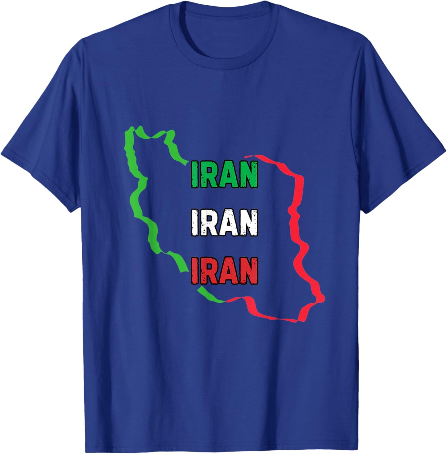 Iran Flag Map - Persian Pride T-Shirt - T-Shirt | Royal
