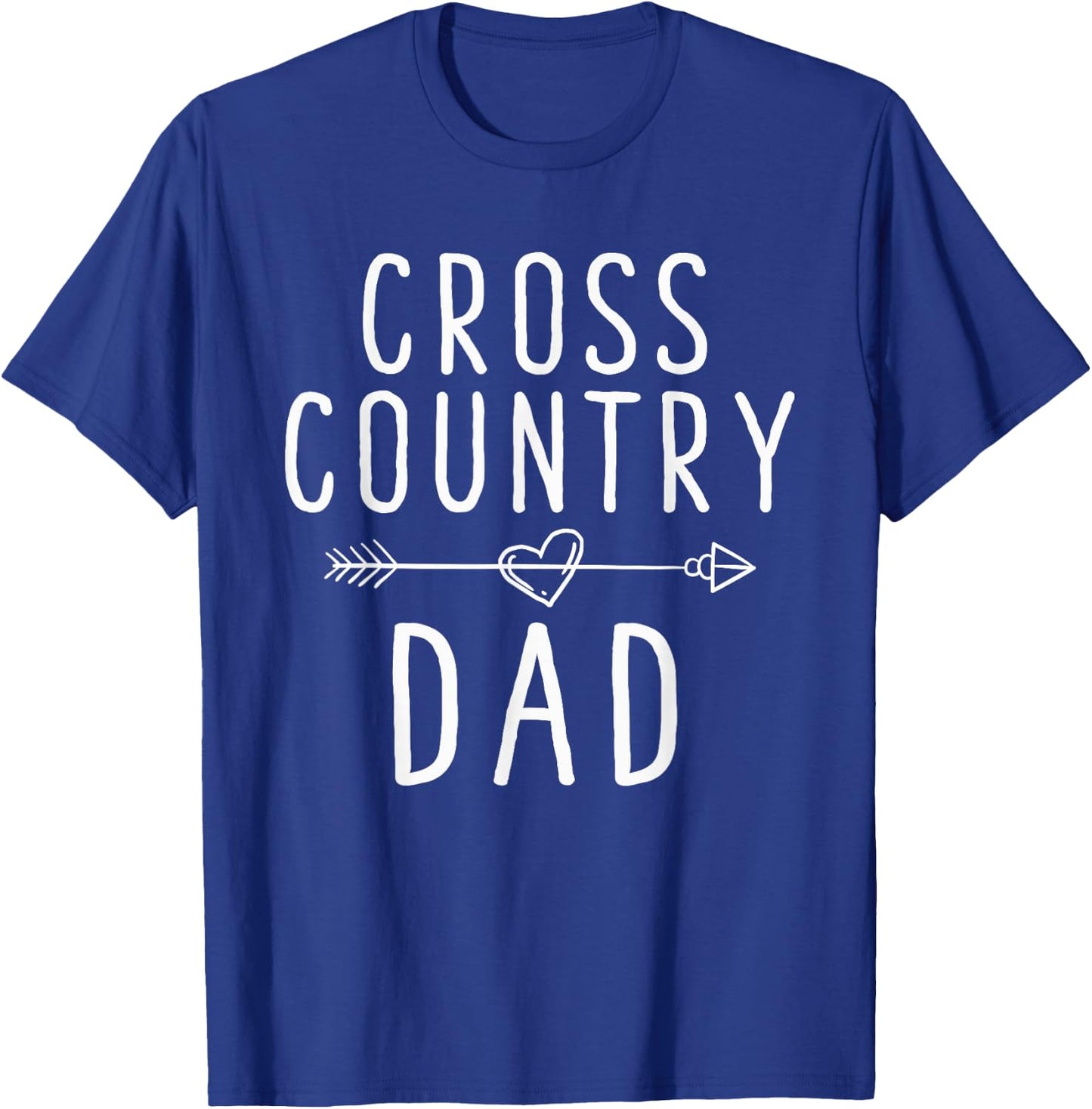 Cross Country Dad - Track And Field Running T-Shirt - T-Shirt | Royal