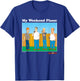 King Of The Hill My Weekend Plans Group Shot T-Shirt - T-Shirt | Royal