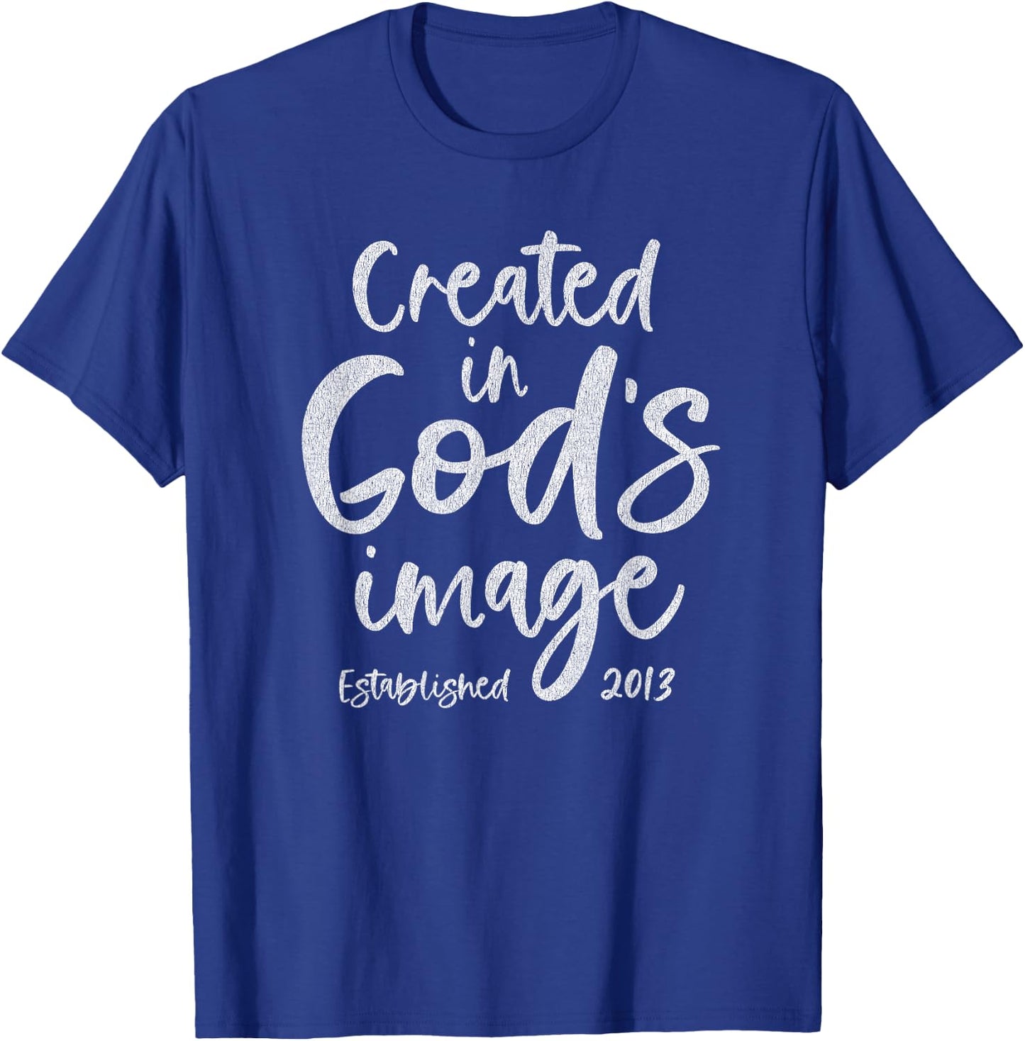 12 Year Old Christian Jesus and God 2013 12th Birthday T-Shirt - T-Shirt | Royal