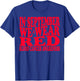 In September We Wear Red Blood Cancer Awareness Groovy T-Shirt - T-Shirt | Royal