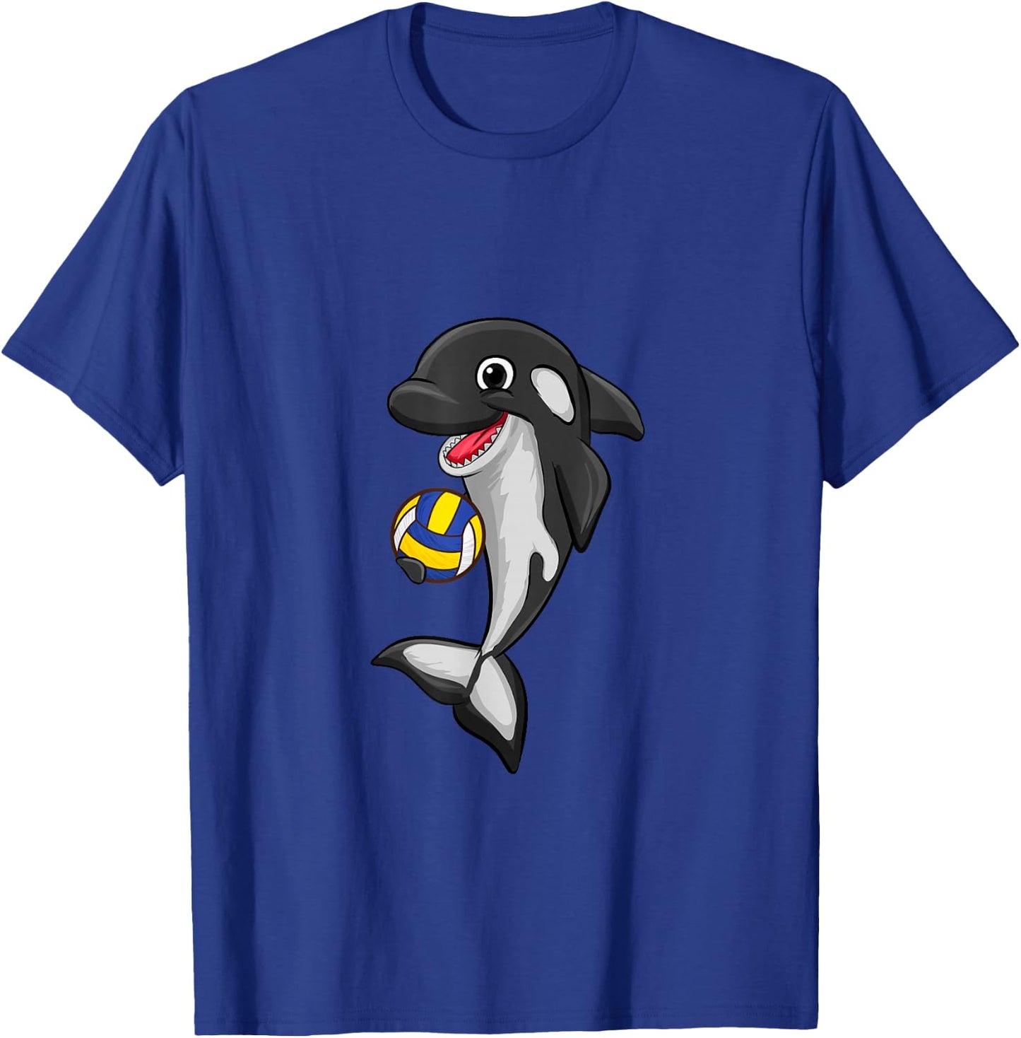 Volleyball Love Killer Whale Orca Lover Animal T-Shirt - T-Shirt | Royal