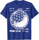 Buckminster Fuller Geodesic Patent Engineering Science Math T-Shirt - T-Shirt | Royal