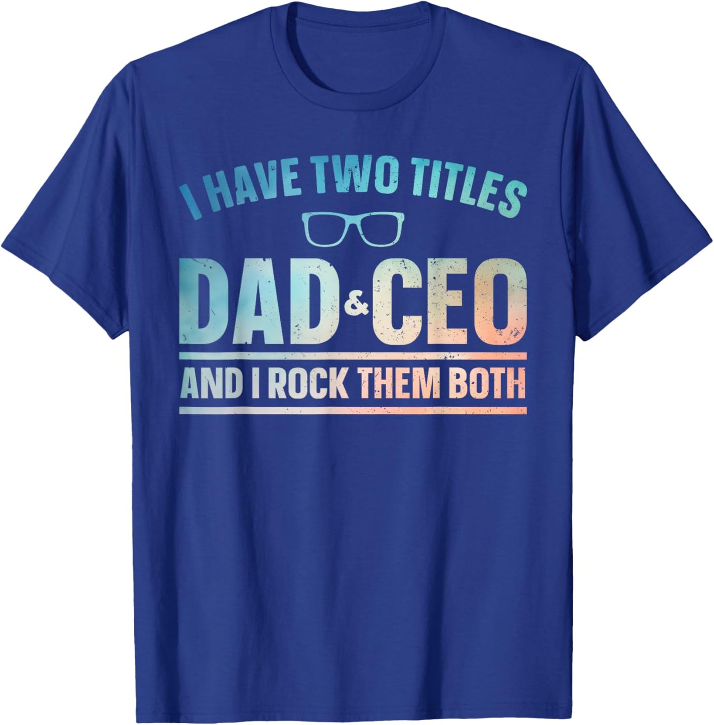CEO Art For Dad Men Father Business Owner Entrepreneur CEO T-Shirt - T-Shirt | Royal