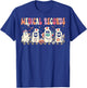 Medical Records Boo Crew Funny Medical Records Halloween T-Shirt - T-Shirt | Royal