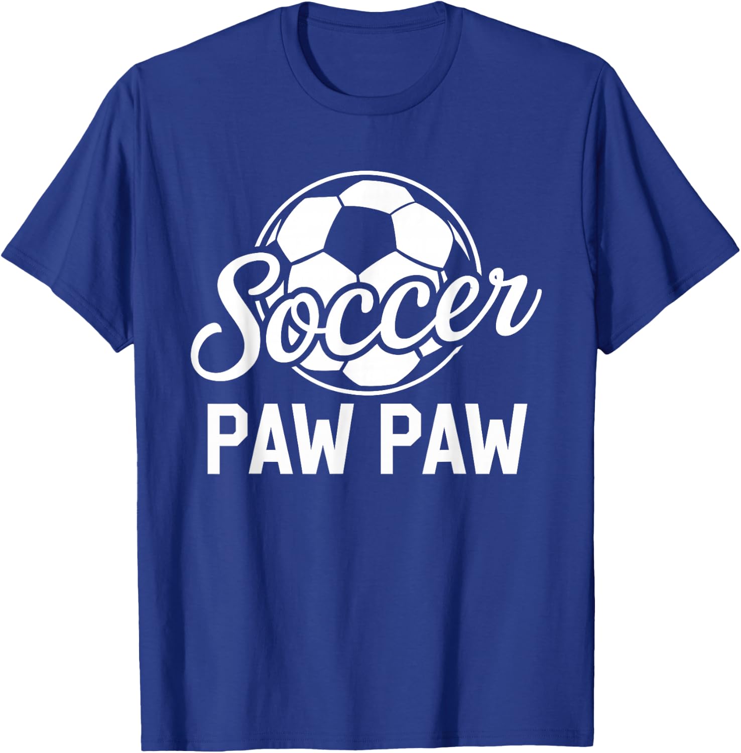 Soccer Paw Paw Soccer Player Lover T-Shirt - T-Shirt | Royal