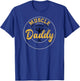 Dad: Muscle Daddy - Gym Sayings T-Shirt - T-Shirt | Royal