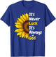 It's Never Luck It's Always God T-Shirt - T-Shirt | Royal