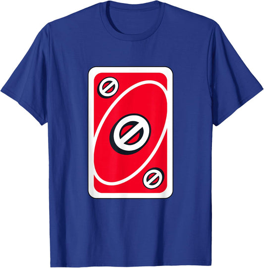 UNO - Red Skip Card T-Shirt - T-Shirt | Royal