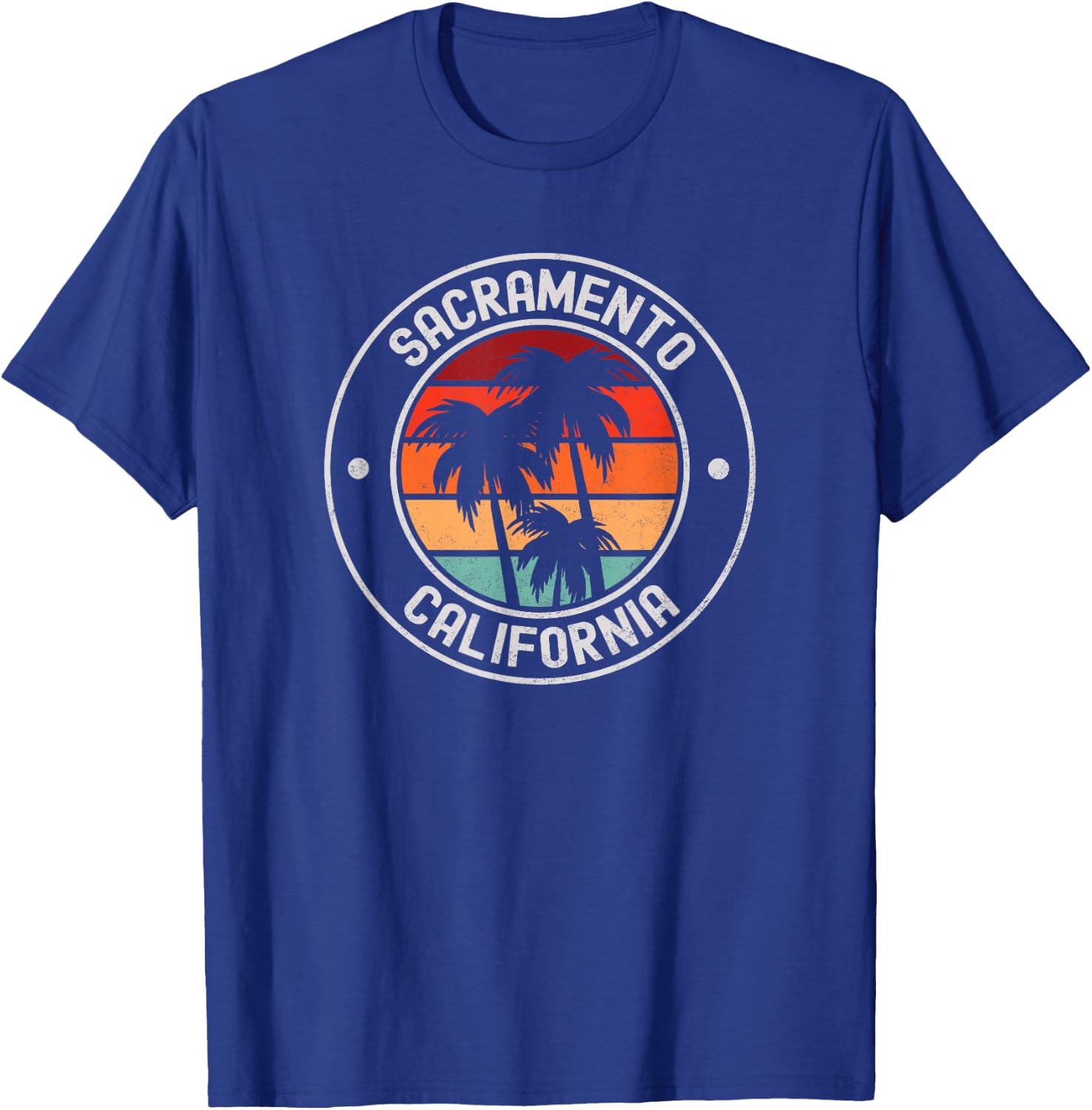 Sacramento, California T-Shirt - T-Shirt | Royal