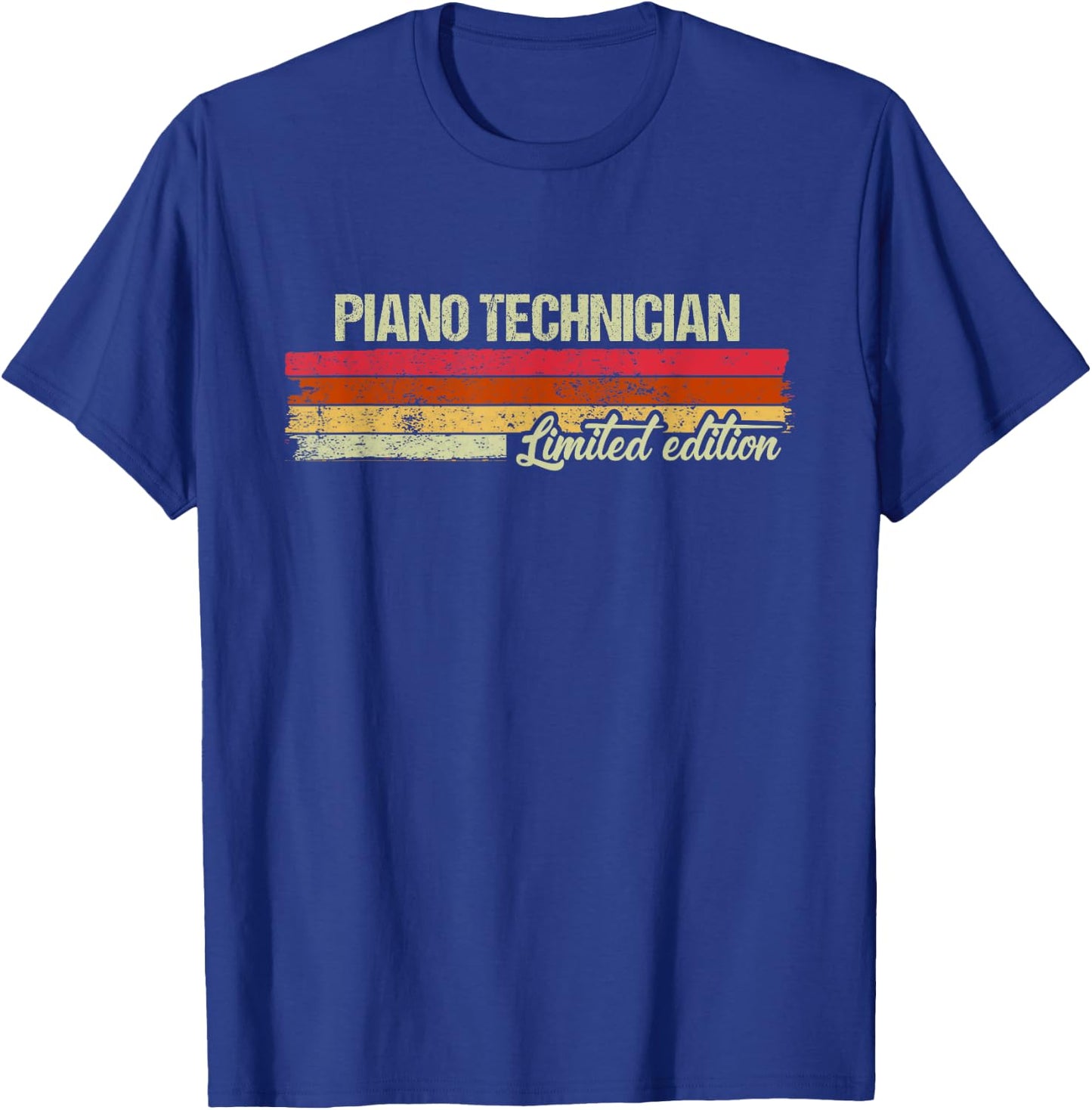 Vintage Piano Technician Limited Edition T-Shirt - T-Shirt | Royal