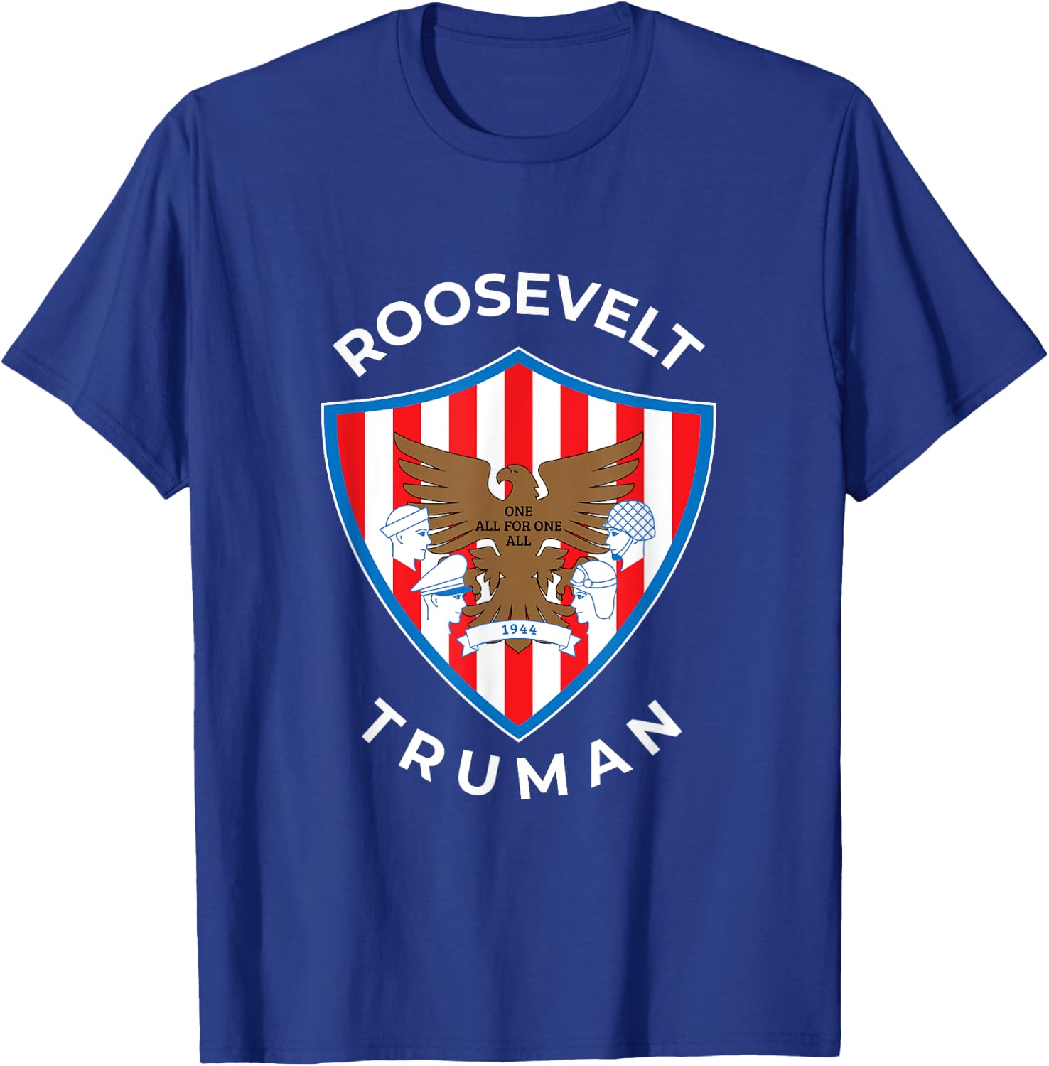 FDR Truman Campaign Franklin Delano Roosevelt T-Shirt - T-Shirt | Royal