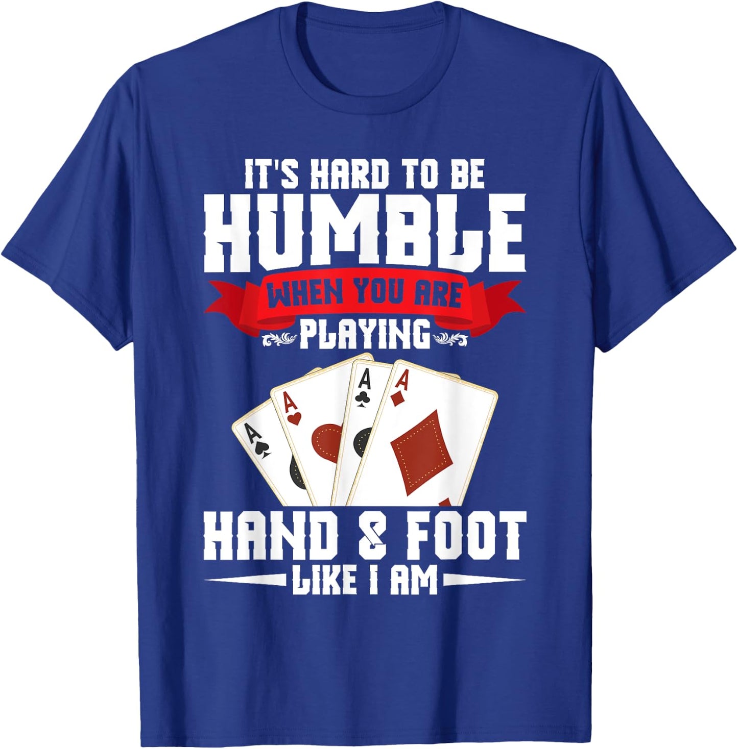Hand and Foot Cards Set & Hand Foot Clothes -Adults, -Kids Black Small Modern Crew Collar Short Sleeve T-Shirt - T-Shirt | Royal