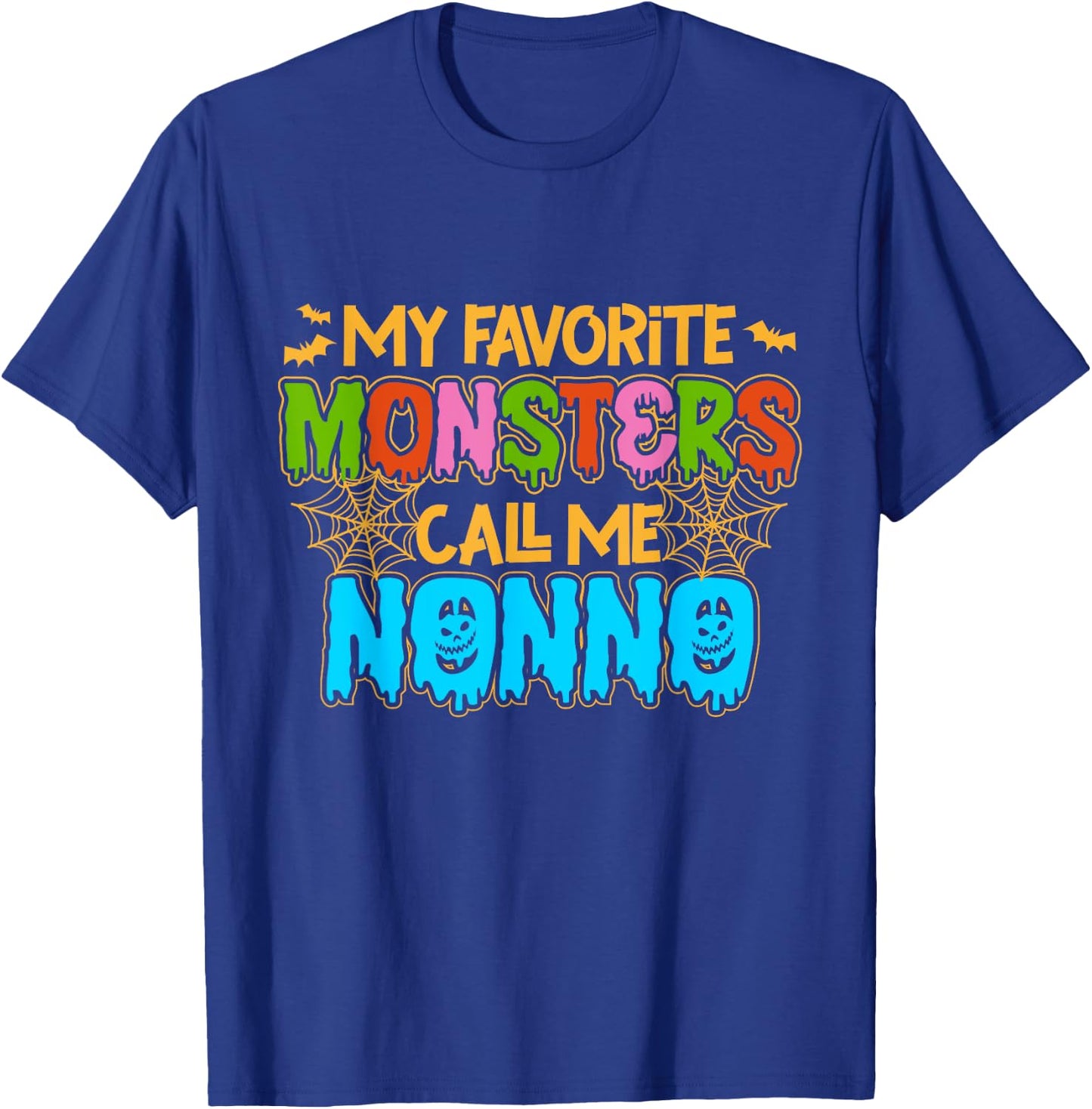 My Favorite Monsters Call Me Nonno Happy Halloween T-Shirt - T-Shirt | Royal