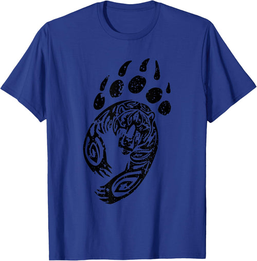 Bear Paw Print Grizzly Black Claw Art