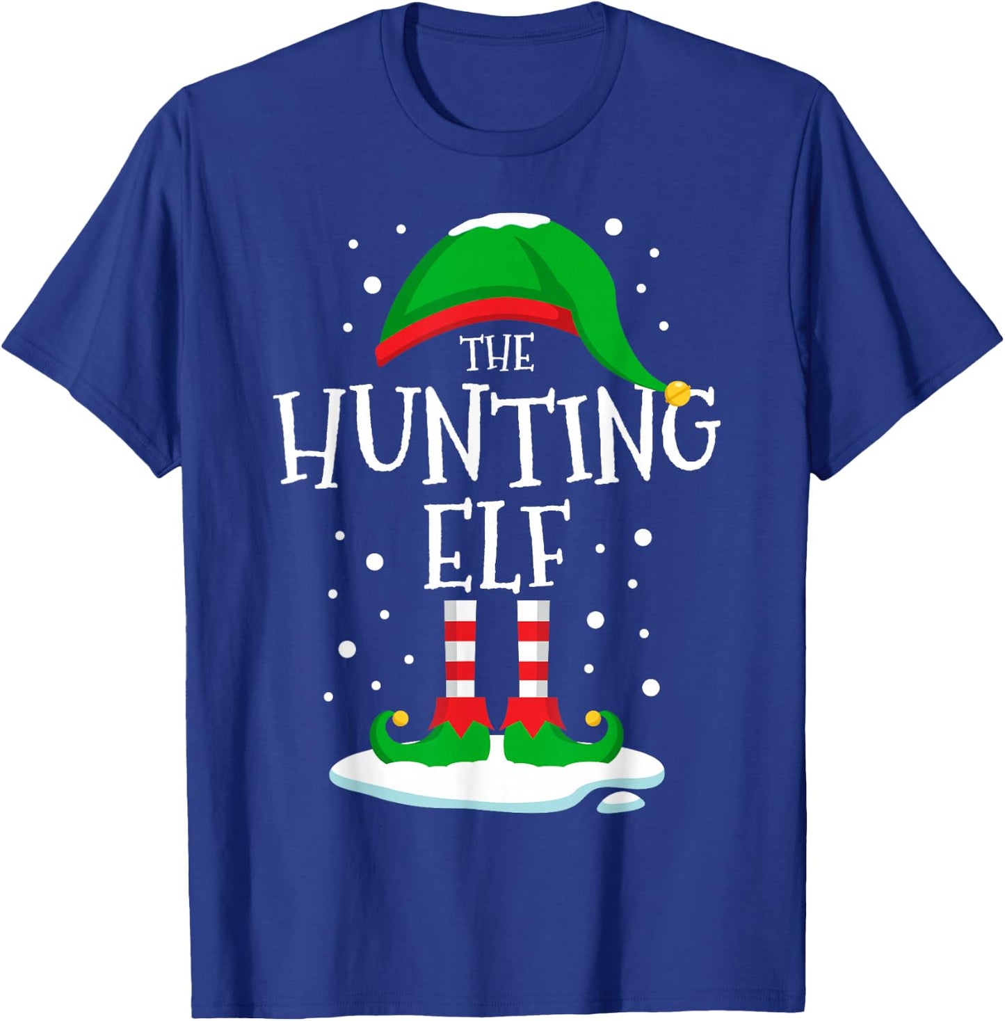 The Hunting Elf Christmas Family Matching Xmas Group Men T-Shirt - T-Shirt | Royal