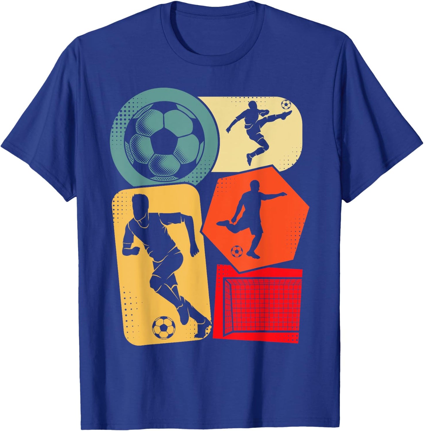 Soccer Player Boys Kids Men T-Shirt - T-Shirt | Royal