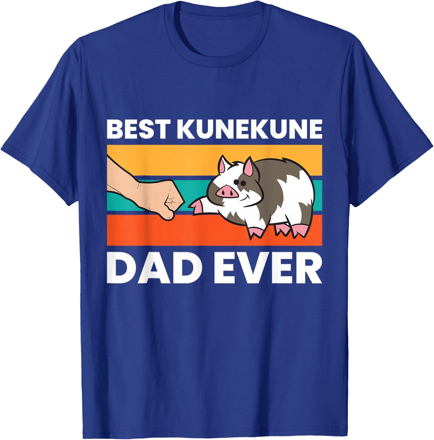 Best Kunekune Dad Ever Funny Kunekune Pig Dad T-Shirt - T-Shirt | Royal