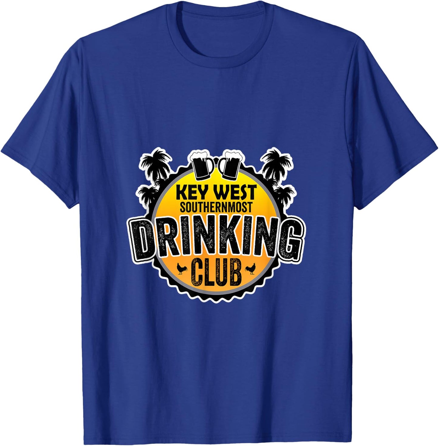 Key West Drinking Club T-Shirt - T-Shirt | Royal