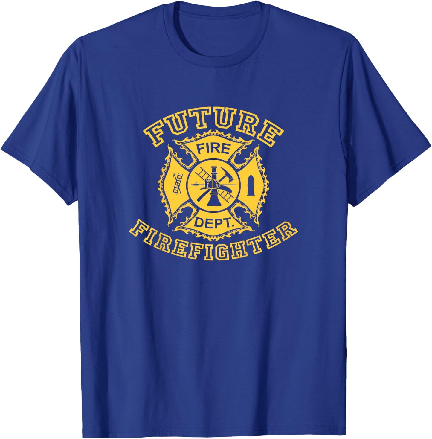 Kids Future Firefighter T-Shirt - T-Shirt | Royal