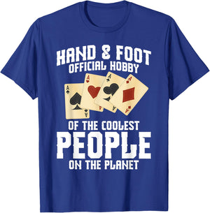 Hand&Foot Score Partner Card Game Set Player Hand and Foot T-Shirt - T-Shirt | Royal