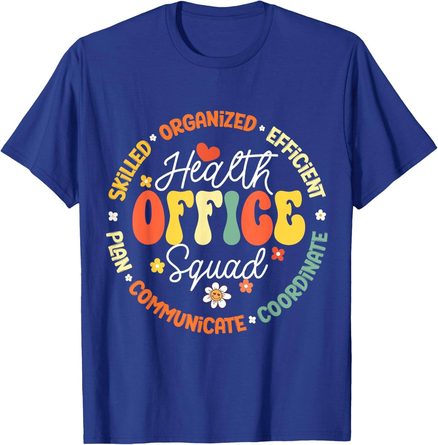 Health Office Squad School To School & Appreciation Week T-Shirt - T-Shirt | Royal