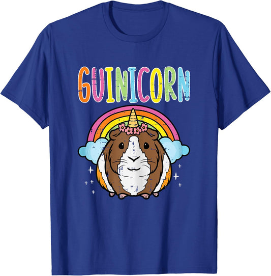 Guinea Pig Unicorn Guinicorn Cavy Girls Kids Toddler Women T-Shirt - T-Shirt | Royal