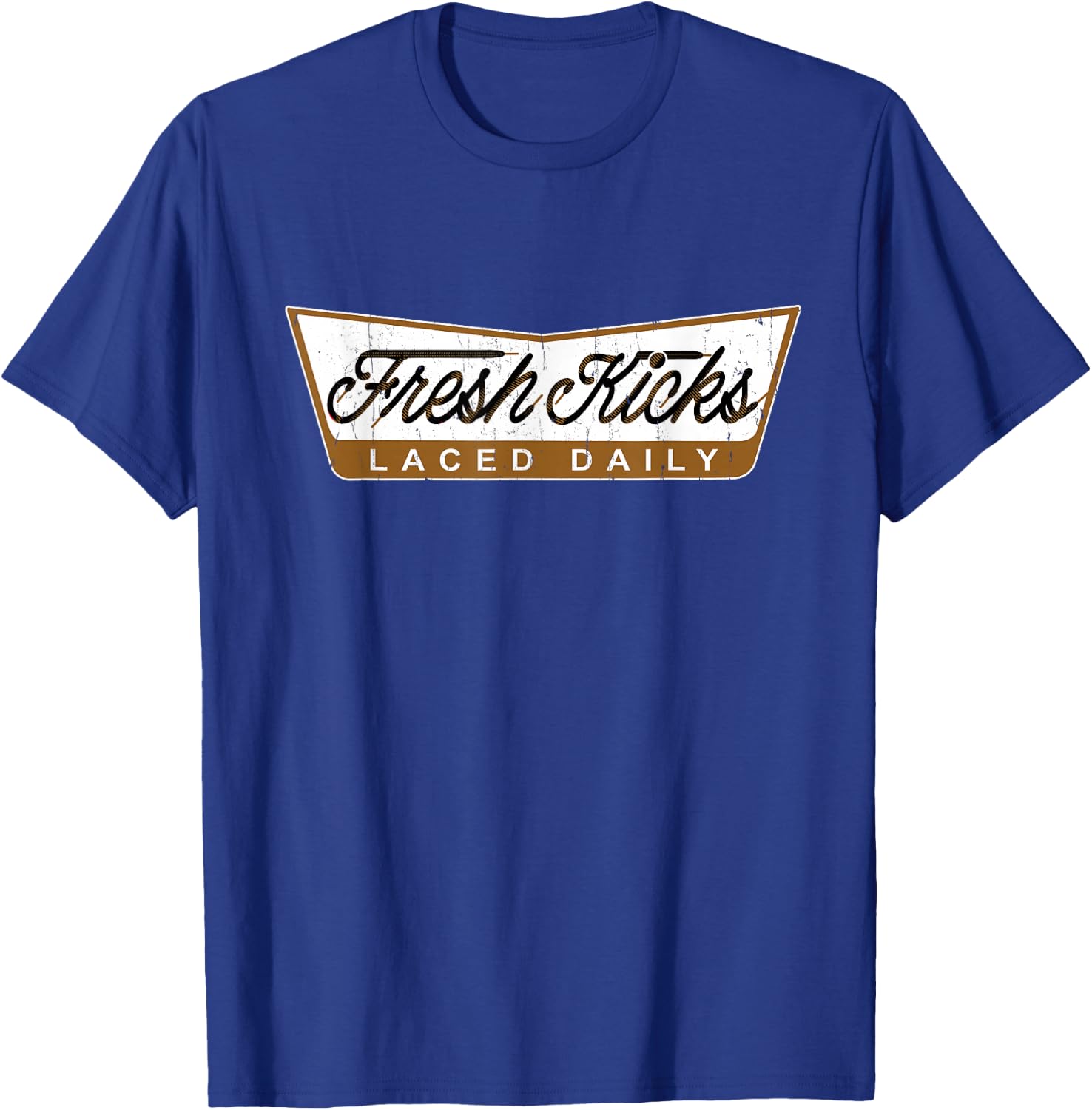 Brown Fresh Kicks Brown Color Graphic T-Shirt - T-Shirt | Royal
