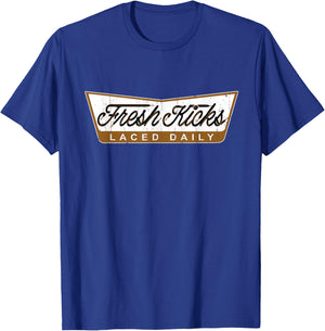 Brown Fresh Kicks Brown Color Graphic T-Shirt - T-Shirt | Royal