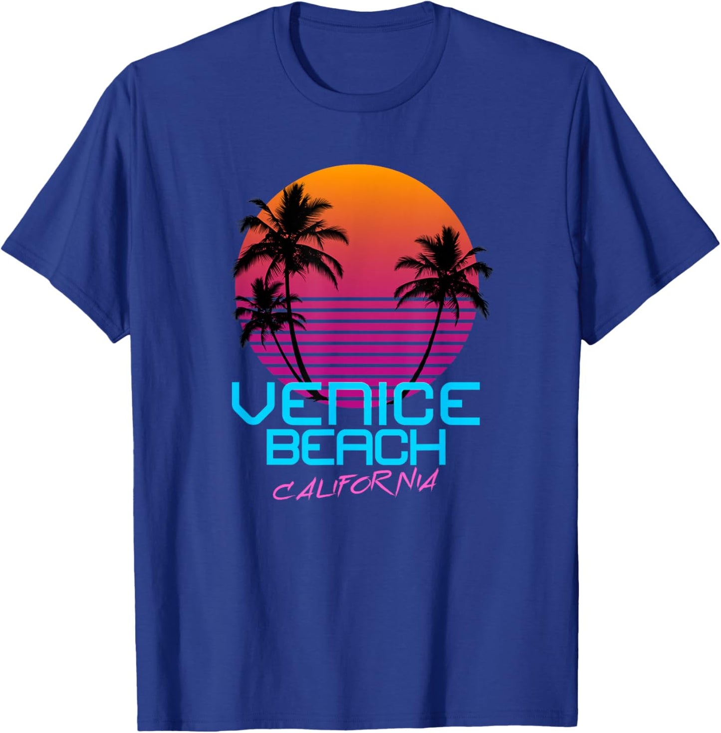 Venice Beach California T-Shirt - T-Shirt | Royal