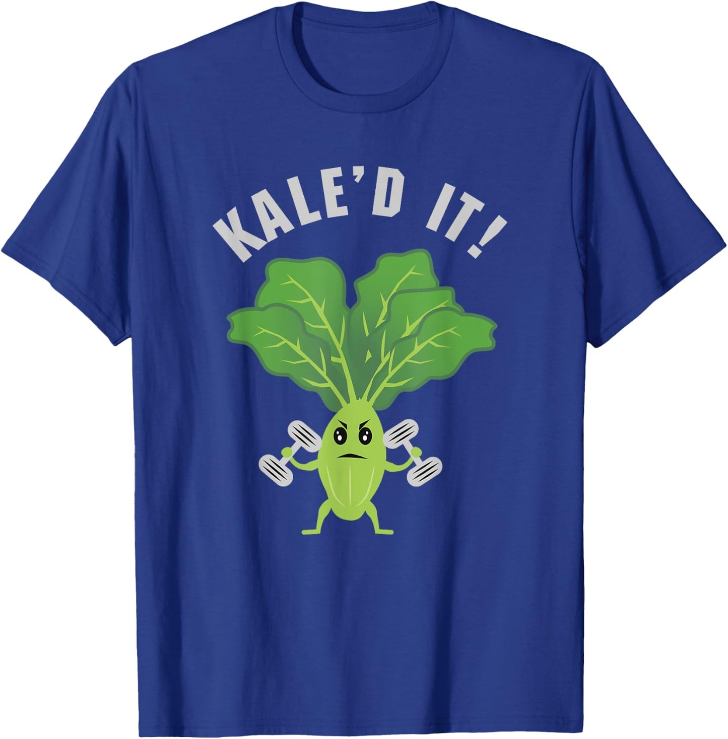 Kale'd It Fitness Kale Funny Vegan Vegetarian T-Shirt - T-Shirt | Royal